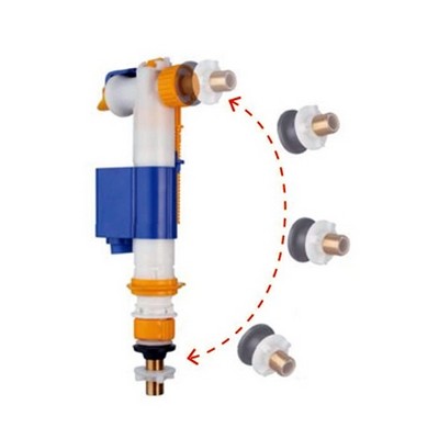RUBINETTO GALLEGGIANTE MOD. IVC 100 PER CASSETTE IN CERAMICA Misura: 3/8