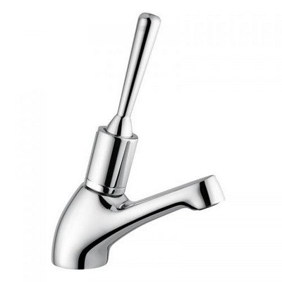 RUBINETTO LAVABO TEMPORIZZATO CON LEVA ANTISVITAMENTO Misura: Cromo