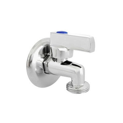 RUBINETTO LAVATRICE A SFERA PESANTE IN OTTONE CROMATO Misura: 1/2" x 3/4"