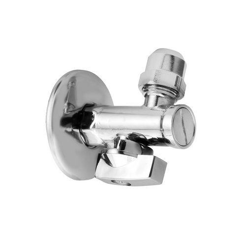 RUBINETTO SOTTOLAVABO A SFERA CON DADO Misura: 1/2 x 3/8 cromo