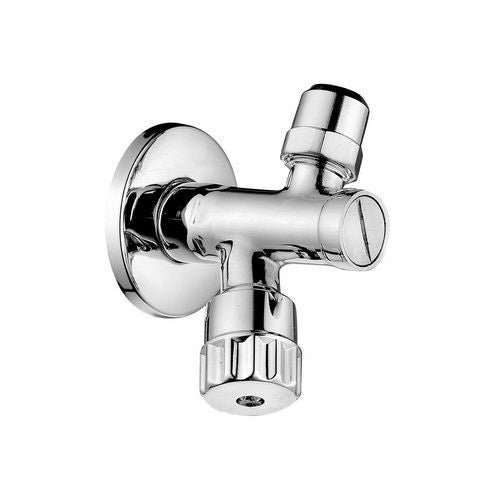 RUBINETTO SOTTOLAVABO A VITONE CON FILTRO CON DADO Misura: 1/2 x 3/8 cromo
