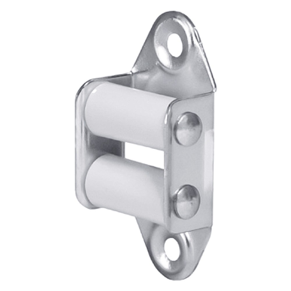RULLO GUIDA CINGHIA verticale - rulli nylon - bianca
