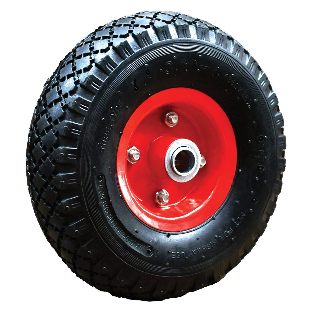 RUOTA PNEUMATICA PER CARRELLI Ø 200 mm - foro Ø 12 mm / per carrello mini 'Eco'