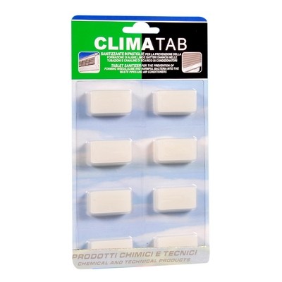 SANITIZZANTE IN PASTIGLIE CLIMATAB BLISTER Misura: blister 8 past/tab