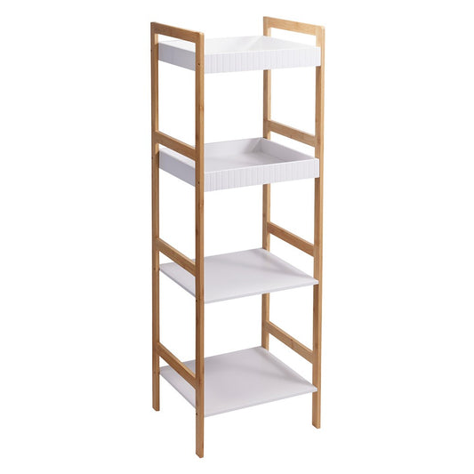 SCAFFALE PORTABIANCHERIA DA BAGNO cm 36 x 33 x h.110 - 4 ripiani