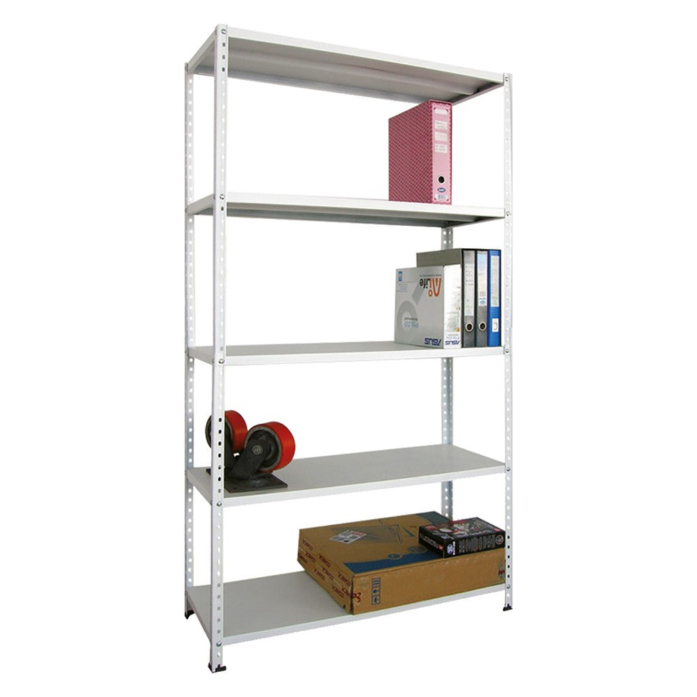 SCAFFALE SECURKIT 'PRO-METAL' cm L.100 x P.40 H.186 aste interne spezzate (10/10)