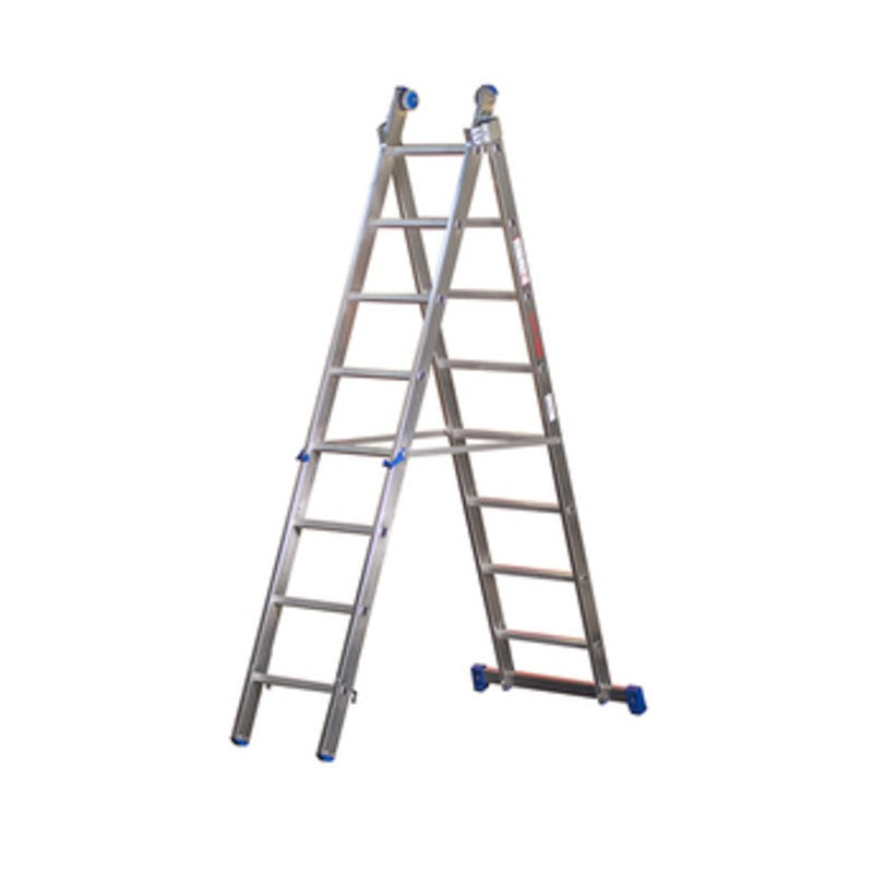 SCALA ALL 2 RAMPE EN131 10+10GR H 300-530 AZZURRA