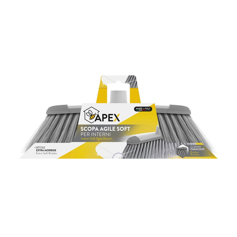 SCOPA AGILE C/PARACOLPI IN GOMMA