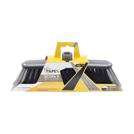 SCOPA X PLUS SETOLE INCROCIATE