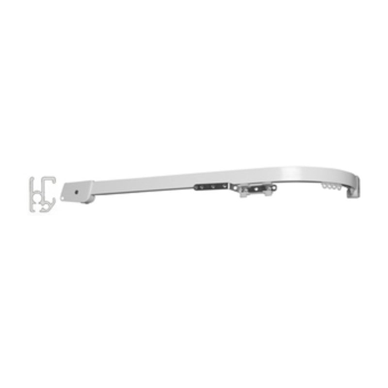 SCORRITENDA GRECIA IN ALLUMINIO 200/20 CM BIANCO