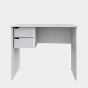 SCRITTOIO 2 CASSETTI 90X50X73 CM BIANCO