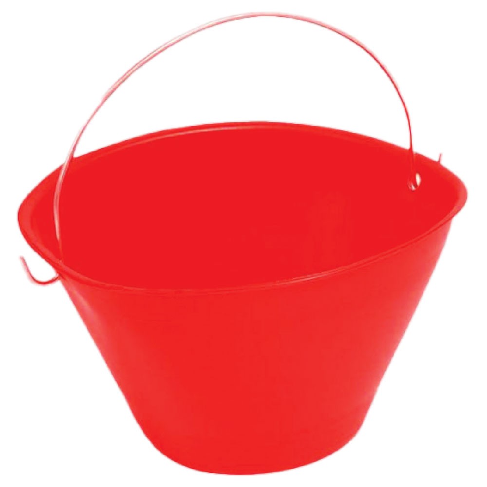 SECCHIO PER MURATORE 'EXTRA' rosso