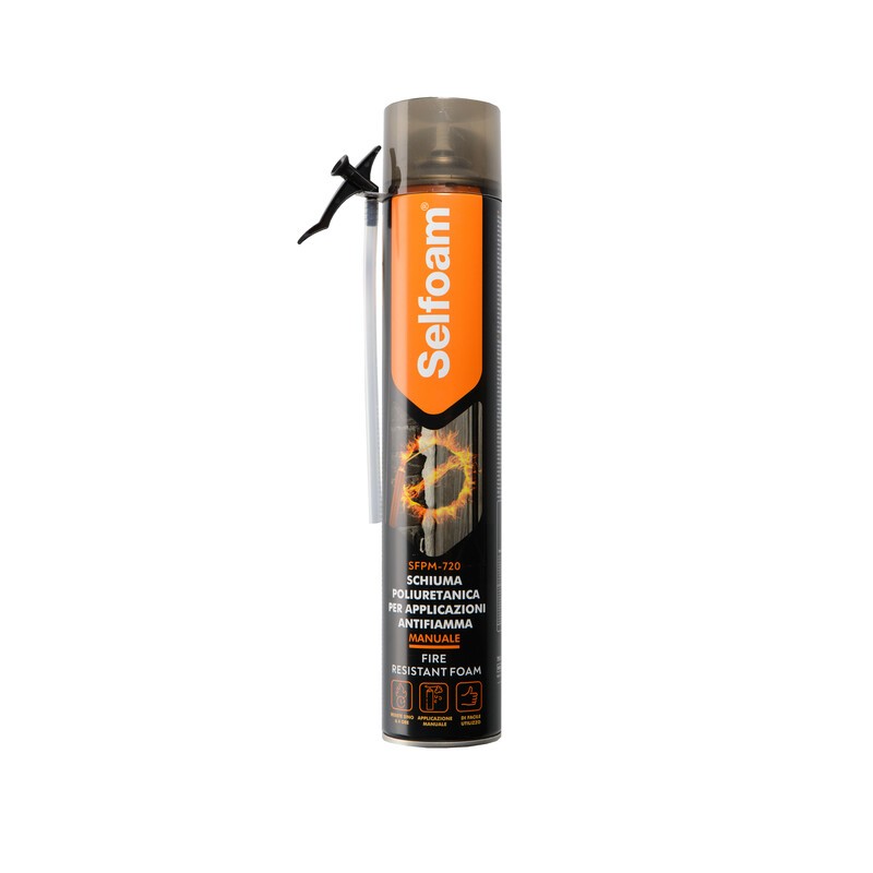 SELSIL SCHIUMA POLIURET ANTIFUOCO MANUALE 750 ML