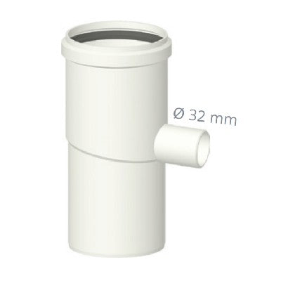 SEPARATORE DI CONDENSA CON VITE ANALISI FUMI IN PPs Misura: Diam. 80
