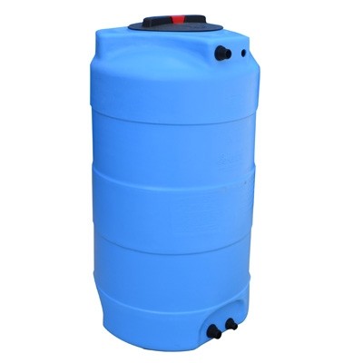 SERBATOIO IN POLIETILENE FUORI TERRA AZZURRO VERTICALE Misura: 1000lt - cm DxH 80x218