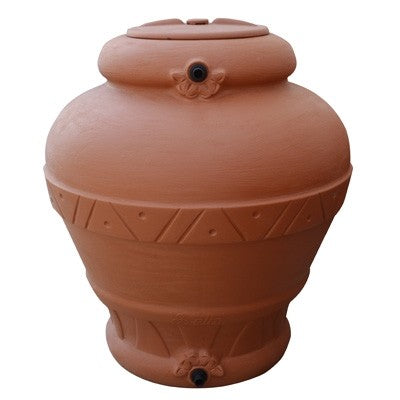 SERBATOIO IN POLIETILENE FUORI TERRA MOD. TERRA COTTA Misura: 500lt - cm DMxH 102x114