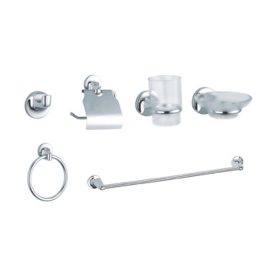 SERIE BAGNO TONDO CROMO 6 PZ*