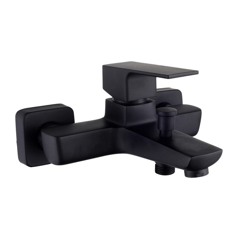 SERIE ELEGANT GRUPPO VASCA MISCELATORE NERO OPACO