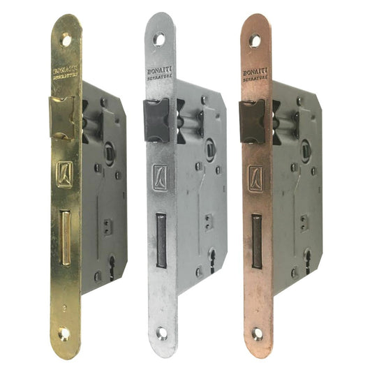 SERRATURA 'PATENT' B.T. bronzato verniciato E 35
