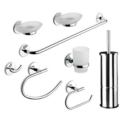 SET ACCESSORI BAGNO 8 PEZZI SERIE OTTO/ONE