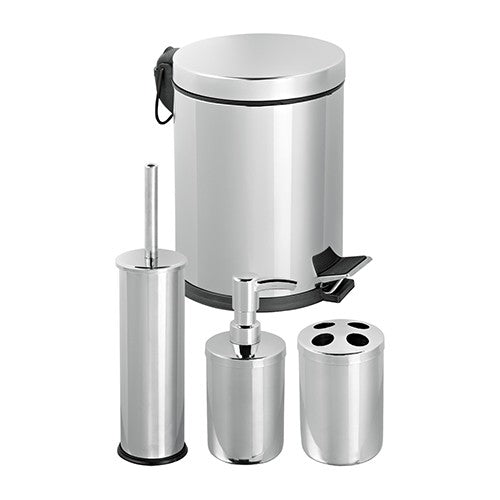 SET BAGNO 4 PEZZI FIORDALISO Misura: Cromo