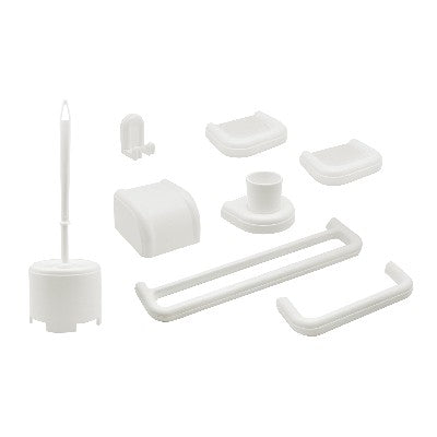 SET BAGNO 8 PEZZI SERIE IMMA MODELLO NEW Misura: Bianco