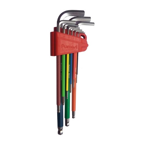 SET CHIAVE A BRUGOLA ESAG-BALL Misura: 1,5-2-2,5-3-4-5-6-8-10mm