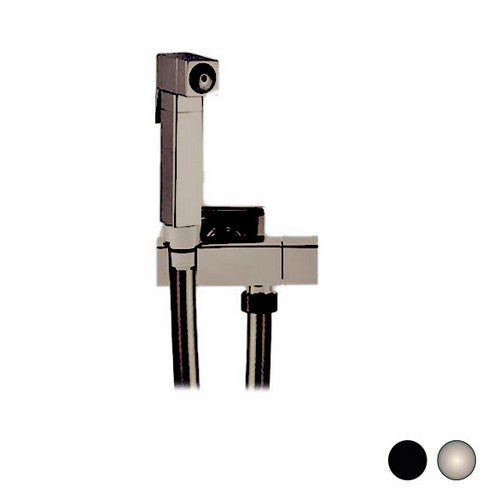 SET CON IDROSCOPINO + FLESSIBILE + SUPPORTO QUADRO OTTONE Misura: Nichel spazzolato