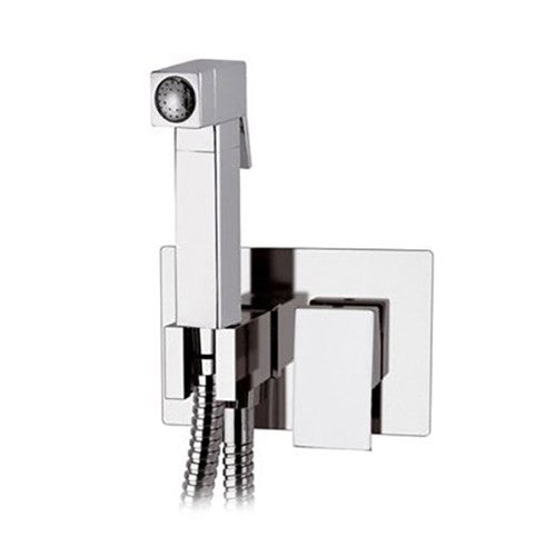 SET MISCELATORE A INCASSO CON DOCCETTA SHUT-OFF Misura: Cromo