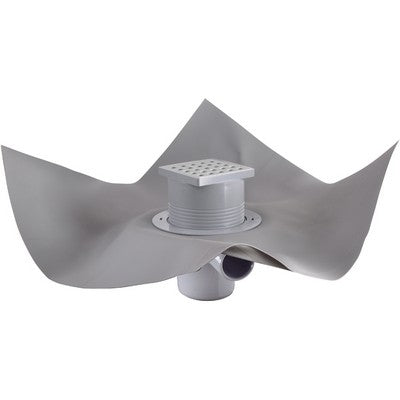 SET PER DOCCIA A PAVIMENTO "GULLY Q" CON GRIGLIA E FOGLIO TEA Misura: Foglio 1500 x 1800 mm