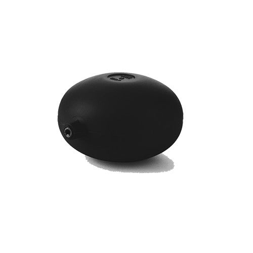 SFERA IN PLASTICA PIATTA PER ASTE TONDE Misura: Nera Diam. 90