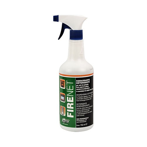 SGRASSATORE SGRASSANTE DETERGENTE VETRI CAMINETTO FIRENET Misura: 750 ml