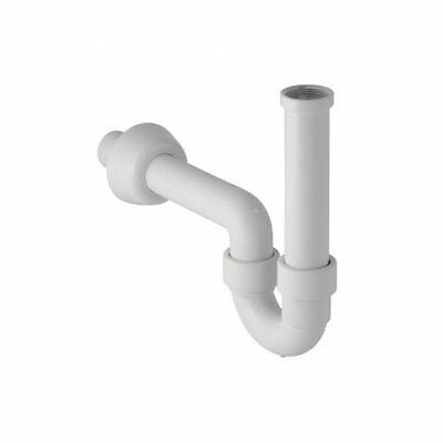 SIFONE AD "S" PER LAVABO BIANCO Misura: Diam. 40 mm - G. 1"1/4