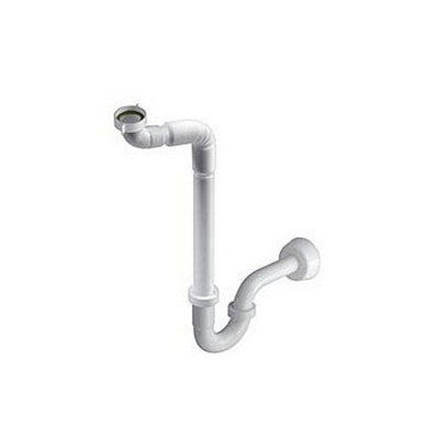 SIFONE CON BRACCIO FLESSIBILE PER LAVABI RECLINABILI Misura: 1" 1/4 x 32