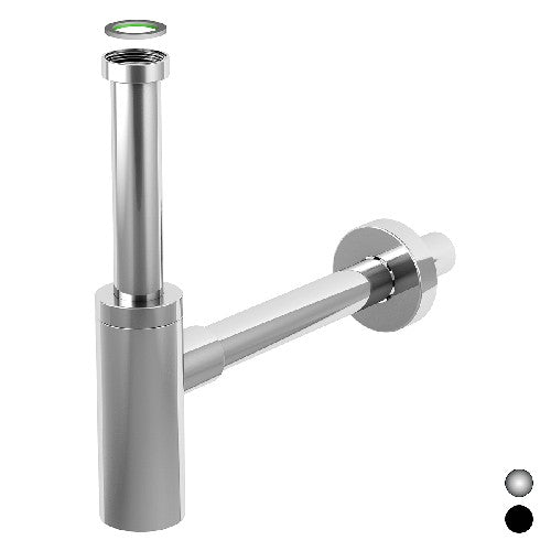 SIFONE D'ARREDO PER LAVABO INOX MATER Misura: 1"1/4 x 32 Finitura cromata