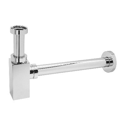 SIFONE DI SCARICO QUADRO TED Misura: 1"1/4 Cromo