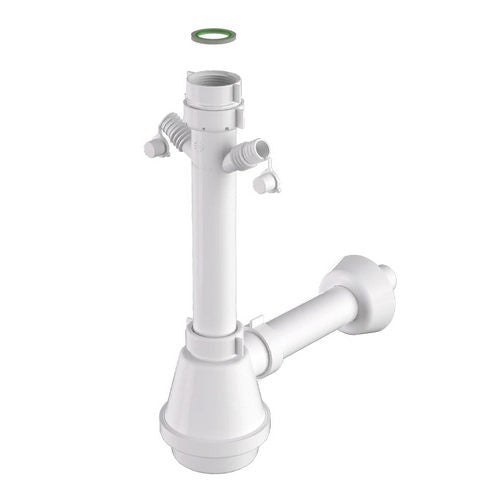 SIFONE FIASCA UNIVERSALE 1 VIA 1"1/2 1"1/4 Misura: 1"1/2 - 1"1/4