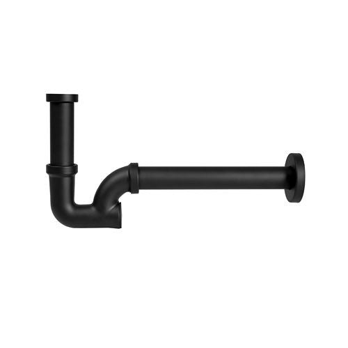 SIFONE LAVABO IN OTTONE Misura: 1"1/4 Nero opaco