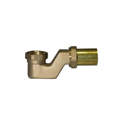 SIFONE PER COLONNA VASCA IN OTTONE Misura: 1"1/2
