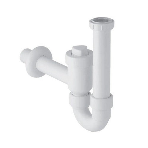 SIFONE PER LAVELLO CON VALVOLA DI RITEGNO Misura: 1"1/2 - 1"1/4 - Diam. 40