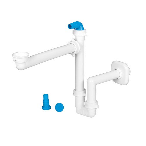 SIFONE SALVASPAZIO PER LAVABO Misura: 1" - 1"1/4 D. 32-40 mm