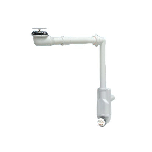 SIFONE SALVASPAZIO PER LAVABO + PILETTA BASSA Misura: 1" - 1"1/4 D. 32-40 mm