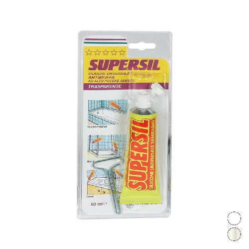SIGILLANTE SILICONICO SUPERSIL Misura: 60 ml - Trasparente