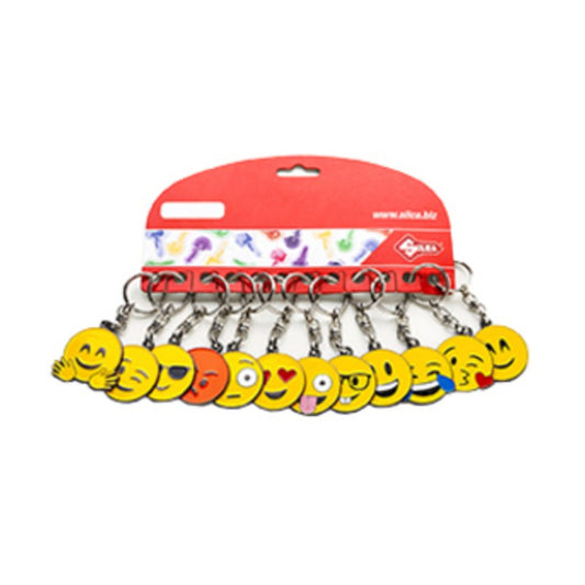 SILCA PORTACHIAVI EMOJI CARTELLA 12 PZ