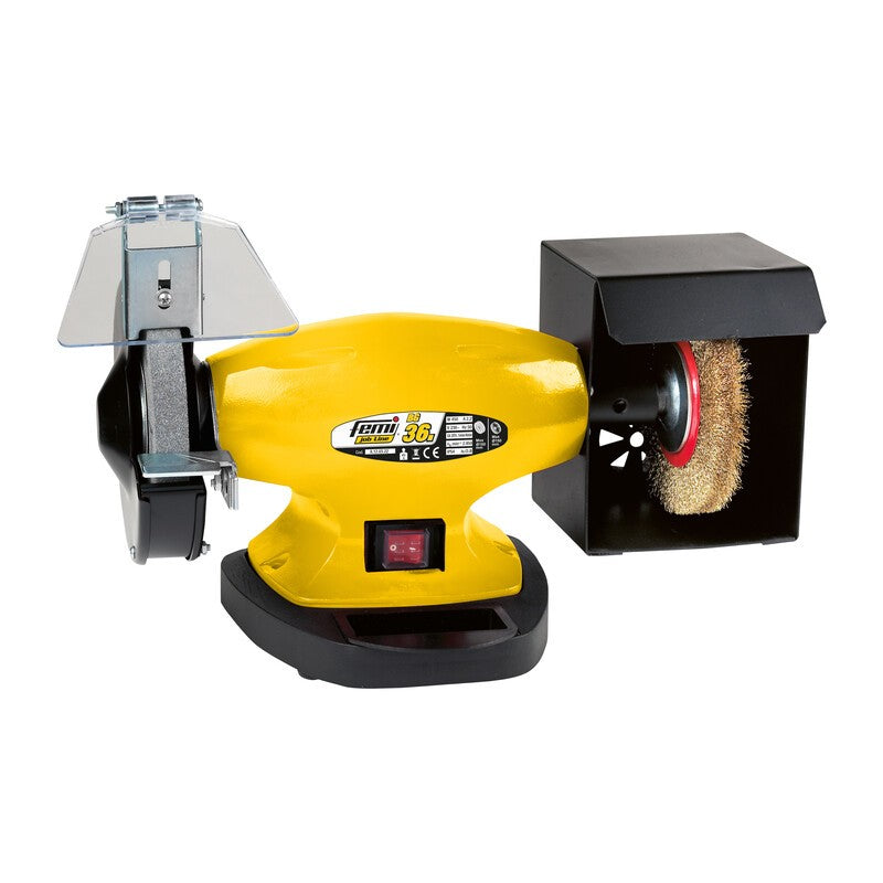 SMERIGLIATRICE BANCO FEMI BG36N 330W COMBINATA