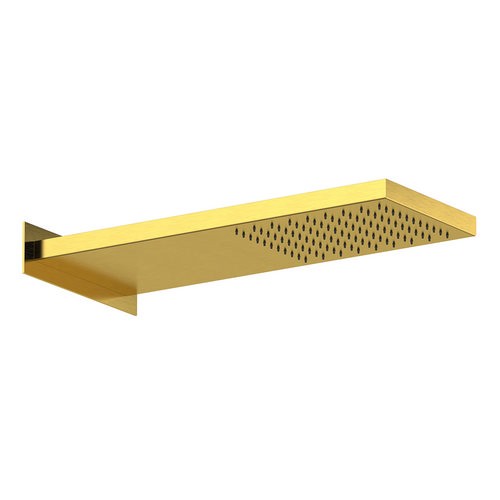 SOFFIONE DOCCIA A PARETE 1 GETTO A PIOGGIA RETTANGOLARE Misura: mm 500x200x30