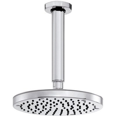 SOFFIONE LUSSO MOD. OKI DIAM. 200 CON BRACCIO VERTICALE Misura: Soffione Diam. 200 mm