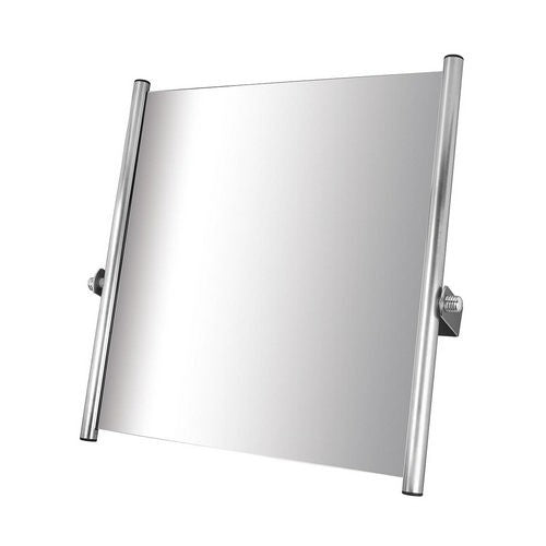 SPECCHIO RECLINABILE CON VETRO DI SICUREZZA Misura: cm. 60 x 65 Bianco