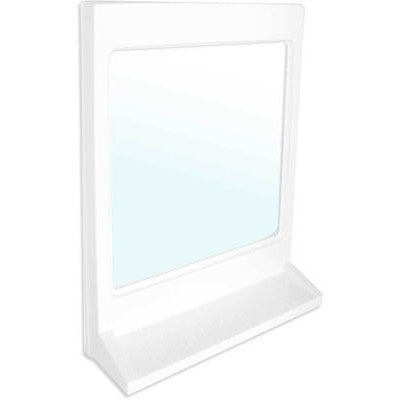 SPECCHIO RETTANGOLARE CON MENSOLA MODELLO ATHENA Misura: Bianco