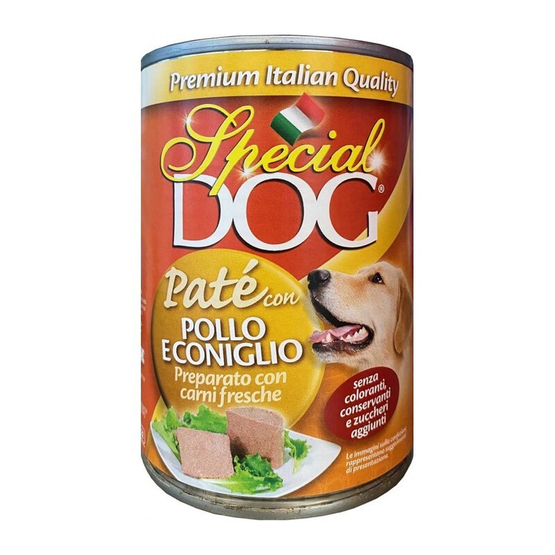 SPECIAL DOG PAT 400 G POLLO/CONIGLIO